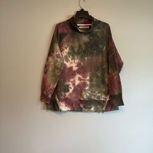 THE SWEATSHIRT PROJECT  tie-dye sweatshirt, size 2X